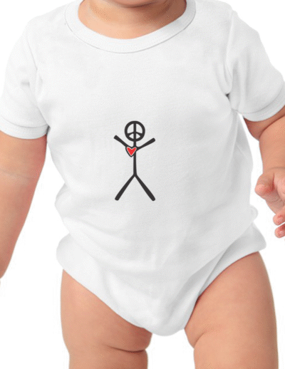 4" Stick on Onsie