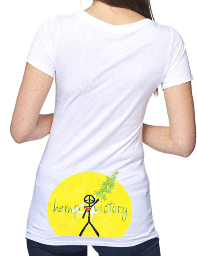 Hemp for Victory Printed on Lower Back - Image 3