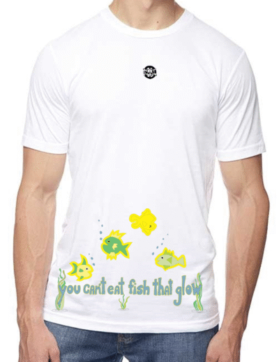 Fish Glow Printed on Lower Front - Image 3