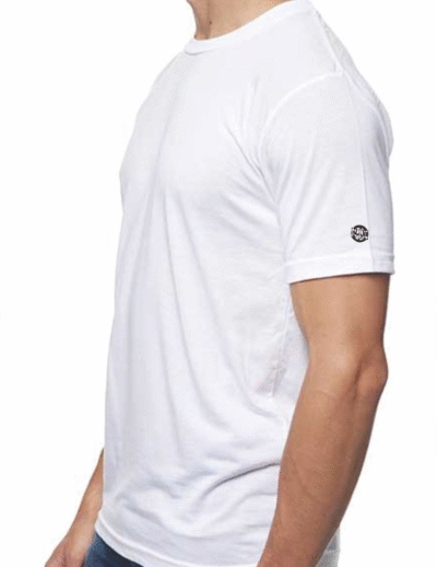 1" logo on left sleeve