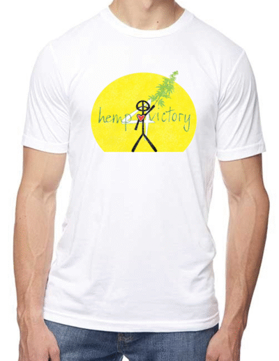 Hemp 4 Victory on Crew Chest