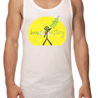 Hemp for Victory Printed on Front of Bamboo/Organic Cotton Tank