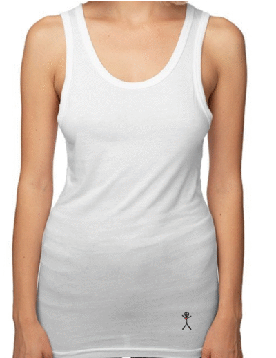 unisex bamboo tank with small stick