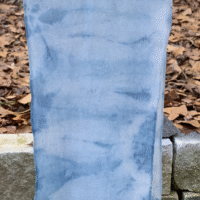 silk chiffon scarf | indigo