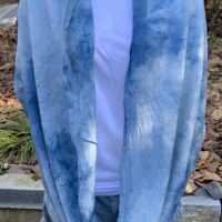 habotai infinity scarf | pine + indigo