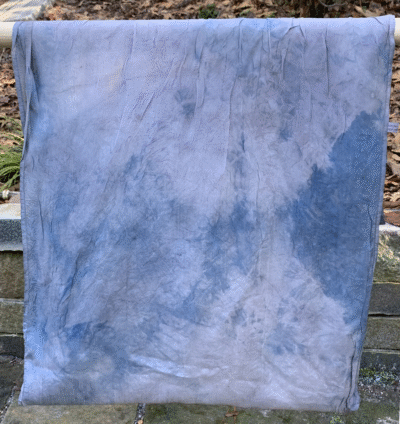 habotai infinity scarf | pine + indigo - Image 2