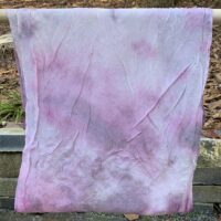 habotai scarf | cochineal + indigo